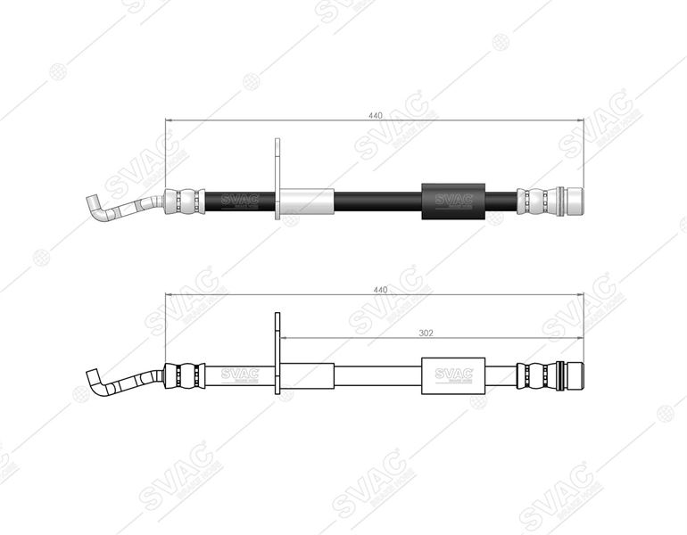 CAVO C900435A Fren Hortumu Ön Yrv M2 01-..