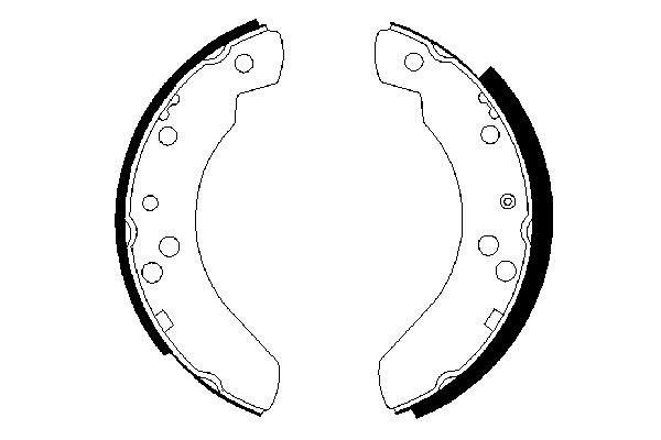 BOSCH 0986487242 Fren Balatasi Arka Ford Transit Avrupa 86> Takim Pabuçlu