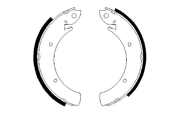 BOSCH 0986487648 Pabuçlu Fren Balatasi 254x57 Mm