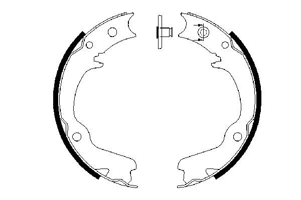 BOSCH 0986487681 El Fren Balatasi 200x45 Mm