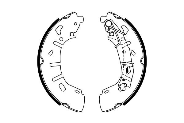 BOSCH 0986487773 Pabuç Balata Ve Fren Kampanasi Fiat; Opel; Vauxhall Combo 1.3; Combo 1.4; Combo 1.6; Combo 2.0; Dobl