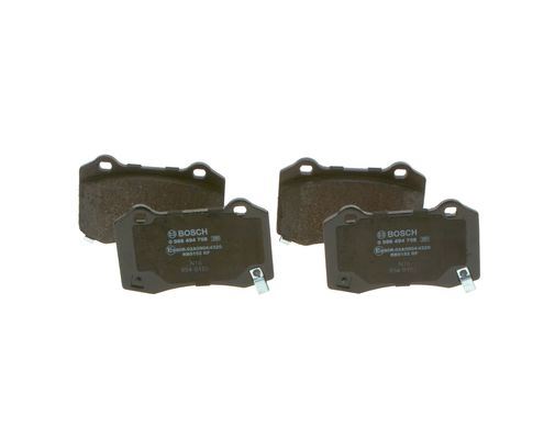 BOSCH 0986494708 Disk Balata-Arka- Wva 21381 - 109.9x69.2x15.3 Mm -İkaz Kablolu