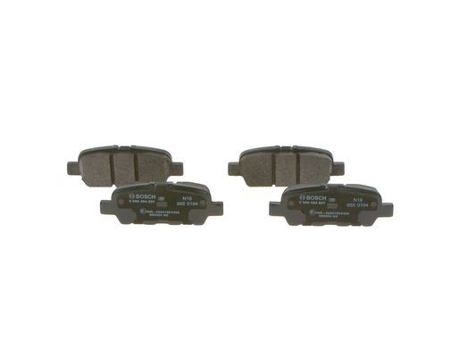 BOSCH 0986494857 Arka Fren Balatasi Renault Koleos Ii 19> Nissan Juke F15 14>19 Leaf Ze1 19>