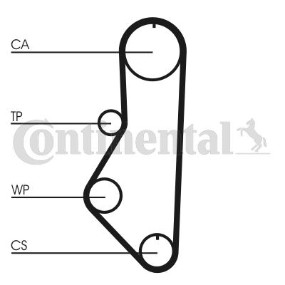 CONTI CT595 X Triger Kayişi Mazda 626 Ii 2.0 83-87 929 Ii 2.0 84-87