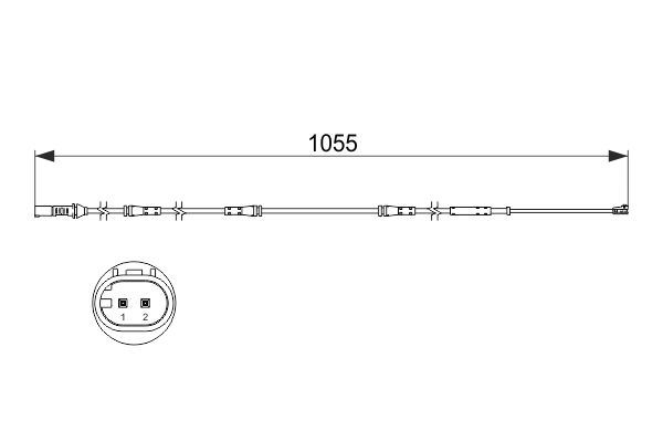BOSCH 1987473508 Balata Fisi Arka Bmw F07