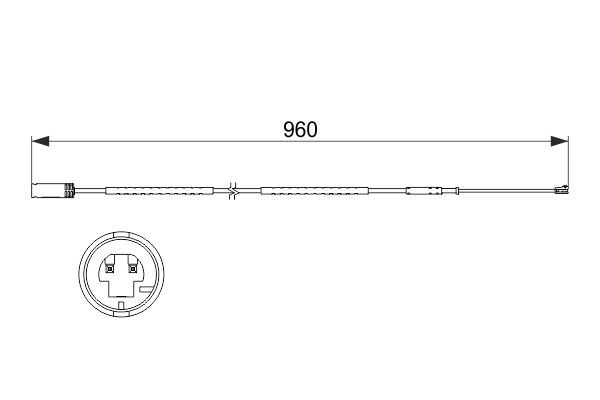 BOSCH 1987473523 Balata Fisi Arka Mini R60 R61