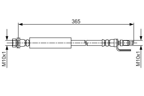 BOSCH 1987481703 Fren Hortumu