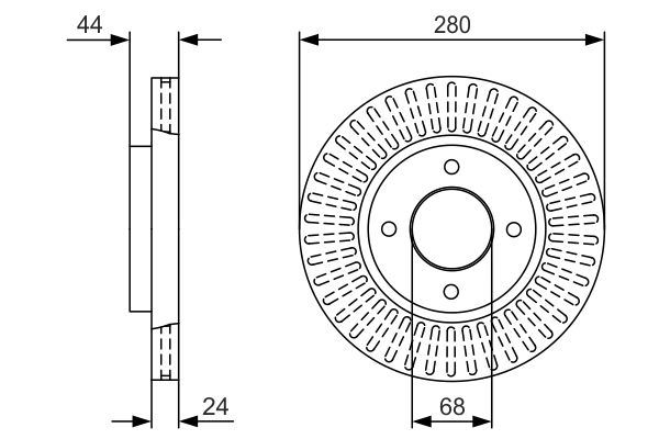 BOSCH 0986479U62 Fren Diski