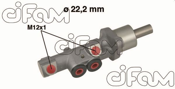 CIFAM 202534 Ana Merkezi A3 1.4tfsi-1.6-1.9-2.0tdi 04-12 Leon 1.6-1.8-2.0fsi-1.6tdi 05 > 22mm Sensör Deliksiz