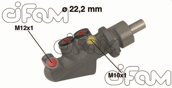 CIFAM 202478 X Ana Merkez Kng 1.2-1.4-1.6 16v-1.5 Dci-1.9dti-Dci 97 > Kubistar 1.2-1.5 Dci 03 > 22.2mm