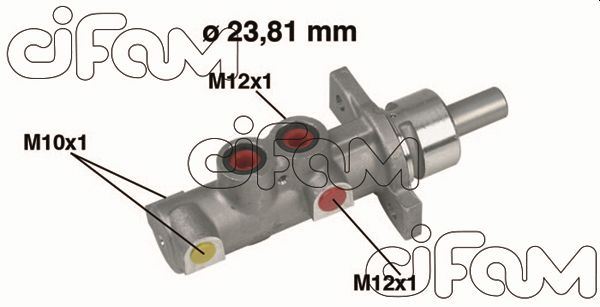 CIFAM 202362 Ana Merkez 306 1.8-2.0 16v-1.9d 2.0hdi 97-02 Partner-Berlingo 1.6hdi 06-15 1.9d 98-02 2.0hdi 00-08 Abs Siz Master Ii-Trafic-Movano Abs Li 0204123409