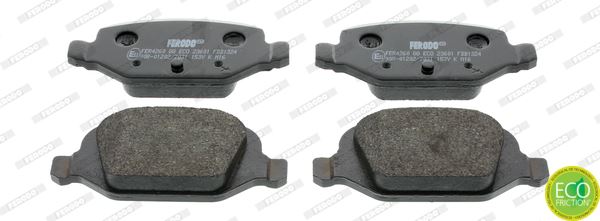 FERODO FDB1324 Balata 500-500 C-Idea-Panda-Punto-Lancia Dedra-Musa-Ypsilon-
