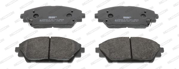 FERODO FDB4446 Ön Fren Balata Mazda 3 1.5l P5 Skyactiv Bm Kasa 14-16 / Mazda 3 1.5l P5 Skyactiv Bn Kasa 17-19 / Cx-3 1.5l S5 Skyactiv Dizel Dk Kasa 15->