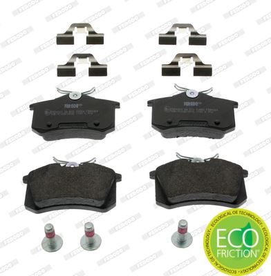 FERODO FDB4260 Arka Balata P207 1.6 16v Vti-1.6 16v T 06> P208 1.2-1.4-1.6 12> C3 Ii 1.1-1.2 Vti 09> C4 Cactus 19> Ds3 13>15