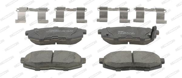 AYD 60617A Arka Fren Balata Subaru Forester 2.0l Ej20 X Sg 03-08 2.0l Ee20 Sj 13-> / Brz 2.0l Fa20 Zc6 12-> / Tribeca 3.0l Ez30 B9 05->