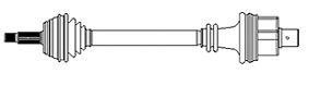 CIFAM 655404 X Aks Ön Sağ Pimli Clio Ii 98 > Kng 1.2 16v-1.6 16v-1.5dci-1.9dti 97 > Abs Li 724 Mm 21/26 Diş