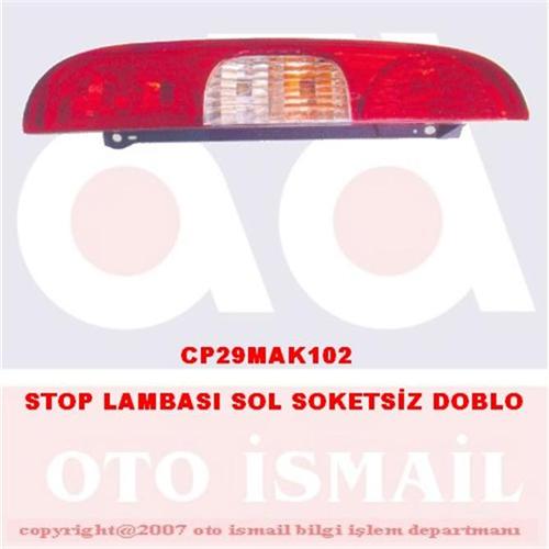 CERKEZ MAK-102 Stop Lambasi Sol Doblo 2006 Duysuz