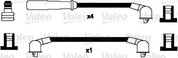 VALEO 346064 Ateşleme Kablo Tk. Suzuki Alto 8. 16v 93>02