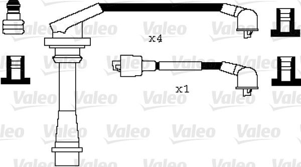 HELLUX HBK.3396 Buji Kablosu Daihatsu Applause 1.6l Hd 16v A101 A111 89-> / Feroza 1.6l 89-97