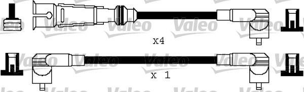 VALEO 346112 Ateşleme Kablo Tk. Volkswagen Caddy 8v 97>00