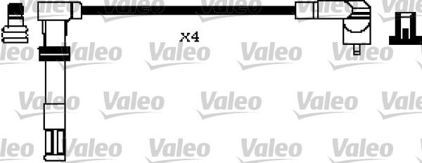 VALEO 346196 Ateşleme Kablo Tk. Volkswagen Passat 8v 00>05