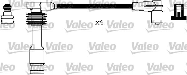 VALEO 346212 Ateşleme Kablo Tk. Opel Frontera 8v 95>98