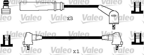VALEO 346267 Ateşleme Kablo Tk. Daihatsu Cuore 12v 98>00