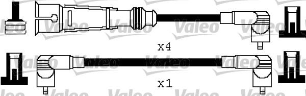 VALEO 346416 Ateşleme Kablo Tk. Vw Polo Classic 8v 97>00
