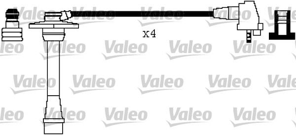 VALEO 346558 Buji Kablosu Toyota Corolla 1.3l 4e-Fe Ee111 99-00