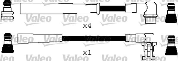 VALEO 346608 Ateşleme Kablo Tk. Renaultclio I Megane