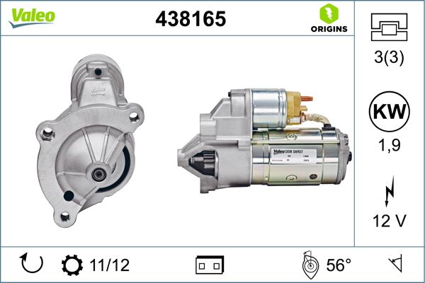 SPG-STR1089 Mars Motoru 12v 1.9kw 11 Dis Cw (Str3452) Boxer Expert 307 407 508 / Jumper Jumpy C4 C5 (2.0 2.2 Hdi Araclar Icin)