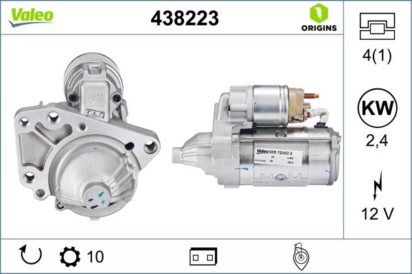 VALEO 438223 Marş Motoru Renault