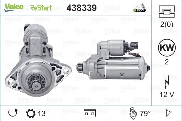 PARS PRS-STR3480 Marş Motoru Str3480 Esw20 Vw.T6passataudi Q3q5 12v 13t