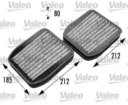 VALEO 698740 Kabin Filtre Takimi