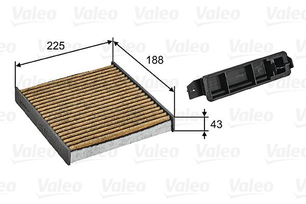 VALEO 701030 Polifenol Kabin Filtresi Logan/Clio Iii