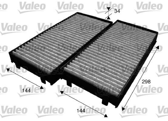 BOS-1987432419 Kabin Filtresi Karbonlu (Bmw X5 E70 / X6 E71 ) Takim