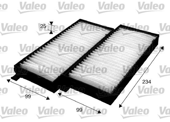 VALEO 715624 Kabin Filtresi Ssangyong Actyon/Kyron Set 2