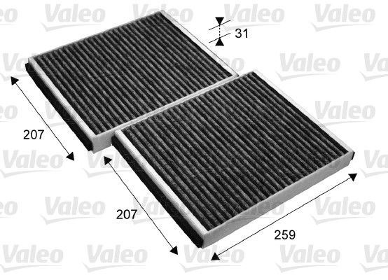 VALEO 715690 Polen Filtresi Takimi Bmw F07 F10 F11 F18 F06 F12 F13 F01 F02 F04 Karbonlu