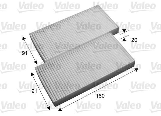 VALEO 715696 Polen Filtresi Dodge Nitro 07>12 Jeep Grand Cherokee Iii 07>12 Cherokee 07>12 2.8 Crdi 4.0
