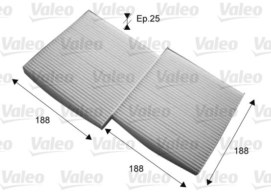 VALEO 715714 Polen Filtresi Takimi Bmw F25 F26