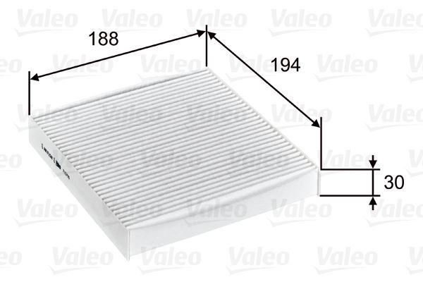 KCF18010 Polen Filtre Fiat 500 / 500e / Panda 2010-