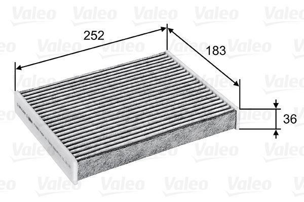 VALEO 715802 Polen Filtresi Dacia Dokker 12> Lodgy 12> Renault Express 21> 1.2tce 1.3tce 1.5dci 1.6 Karbonlu