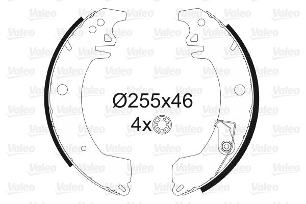VALEO 562045 Pabuçlu Fren Balatasi Renault Trafic 95-97 2.1 D ; Trafic 89-94 1.4. 1.7. 2.1 D ; Trafic 80-89