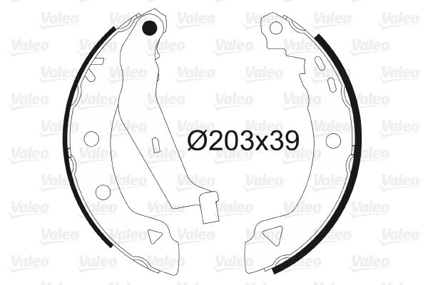 VALEO 562589 Pabuçlu Fren Balatasi Alfa Romeo 145 1.3 I. 1.4 I. 1.6 I. 1.9 Jtd. 1.9 Td ; 146 1.4 I. 1.6 I. 1.9 Jt