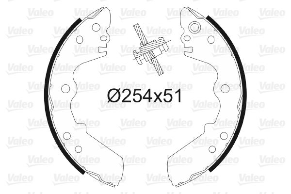 VALEO 562598 Pabuçlu Fren Balatasi Opel Frontera 2.0 I. 2.3 Td. 2.4 I 91-98
