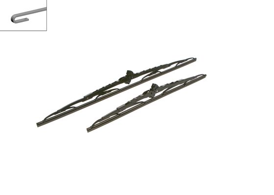 BCH 3397010253 Silecek Süpürgesi Ön Takim 600 / 450 Mm Universal