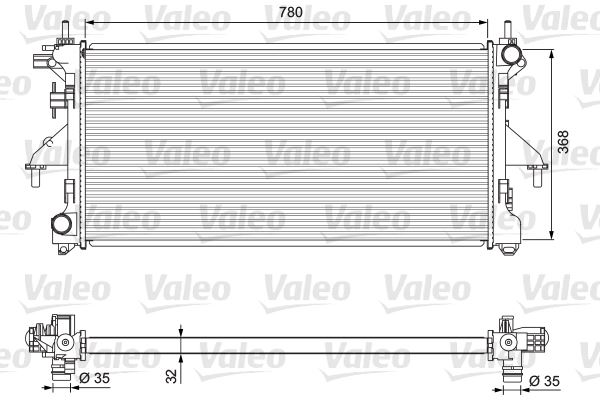 VALEO 701727 Motor Su Radyatörü Peugeot Boxer-Citroen Jumper-Fiat Ducato 2.2 Hdi 06> Klimasiz Klimali Mek Otom.