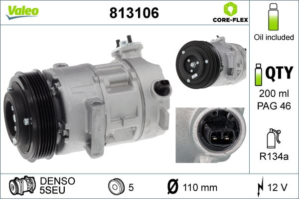 PSA-39006353 Klima Kompresoru Opel Corsa D-E 1.2-1.4 Benzinli