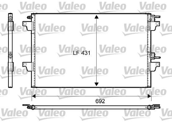 KLR-342590 Klima Radyatoru Kondenser ( Renault Espace Iv / Megane Ii 1.9 Dci - 2.0 Dci - 2.2 Di - 3.0 Dci ) (02+) (Kurutucu İle)