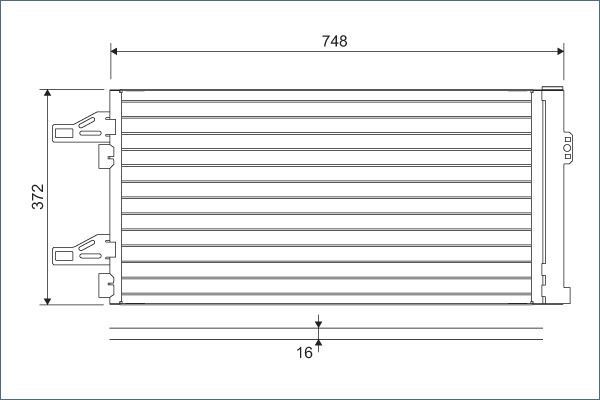 VALEO 814085 Klima Radyatörü Kondansatör Peugeot Boxer 06> Citroen Jumper 06> Fiat Ducato 06> 2.0-2.2 Hdi